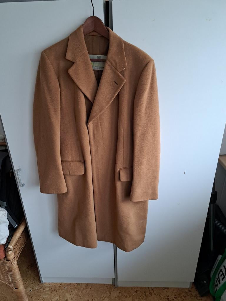 Wollen heren jas, maat 52/54, merk: Aquascutum, Kleding | Heren, Maat 52/54 (L), Bruin, Verzenden, Aquascutum