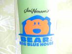 Jim Henson's Bear in the big blue house glas, Ophalen of Verzenden, Zo goed als nieuw