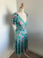 Hell Bunny maat 2XL turquoise groene swing zomer jurk, Hell Bunny, Ophalen of Verzenden, Zo goed als nieuw, Hell Bunny