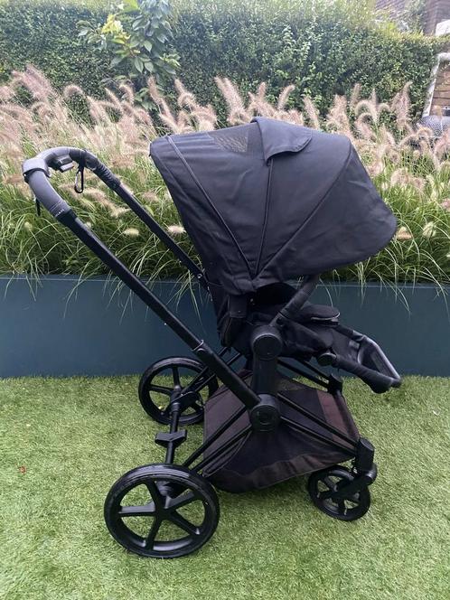 Cybex Priam Black Kinderwagen + Reiswieg, Kinderen en Baby's, Kinderwagens en Combinaties, Gebruikt, Combiwagen, Overige merken