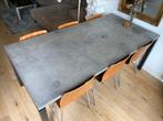 Eettafel beton industrieel (200x100), Huis en Inrichting, Tafels | Eettafels, Overige materialen, 200 cm of meer, Vijf personen of meer