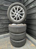 Fiat 500 complete wielen met zomerbanden 5,5 mm, Auto-onderdelen, Banden en Velgen, Ophalen, Gebruikt, 15 inch, Banden en Velgen