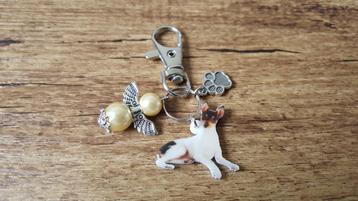 Sleutelhanger Boeren fox Hondje met beschermengeltje beschikbaar voor biedingen