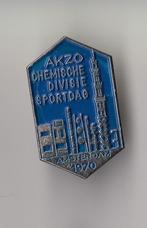 Akzo Nobel Sportdag broche Amsterdam Divisie, Verzamelen, Speldjes, Pins en Buttons, Gebruikt, Niet vindbaar, Niet vindbaar, Speldje of Pin