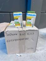 Philips Softone lampen 8W (E27 fitting) – nieuw in doos, Ophalen of Verzenden, Zo goed als nieuw, E27 (groot), Gloeilamp