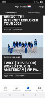 3 keer TWICE kpop linker staplaats VIP tickets amsterdam, Drie personen of meer, Mei