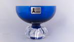Seda Sweden - Blauw glazen schaaltje (Zweeds design glas), Ophalen of Verzenden