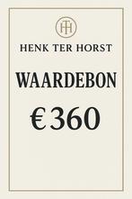 Henk ter Horst waardebon t.w.v. €360 – aangeboden voor €300, Verzenden, Zo goed als nieuw