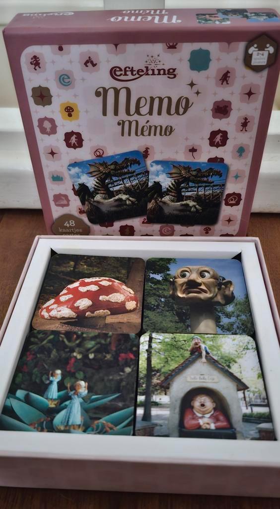 Efteling memory- Als nieuw- beelden uit park- verzend ook, Hobby en Vrije tijd, Gezelschapsspellen | Overige, Zo goed als nieuw