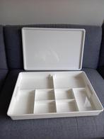 Nieuwe bak met vakken en deksel Kuggis IKEA, Ophalen, Nieuw, Wit