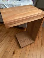 Verrijdbaar bedtafeltje, Huis en Inrichting, Ophalen, Gebruikt, Hout, 70 cm of meer