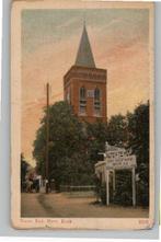 Ede Toren ned Herv Kerk st 1916 Bord AUTO TE HUUR, Ophalen of Verzenden, Voor 1920, Gelopen, Gelderland