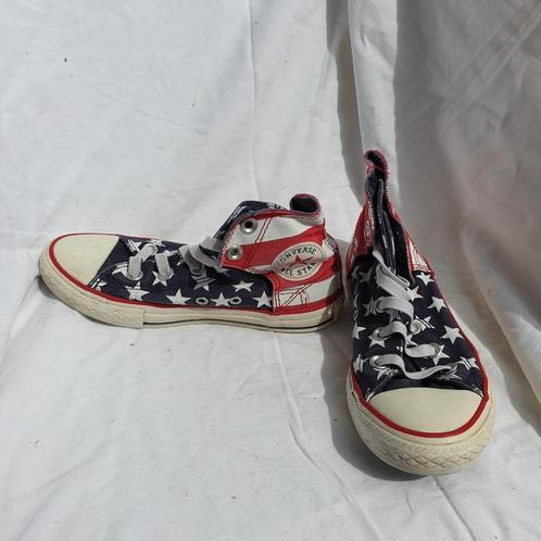 Stoere gympen, amerikaanse vlag. mt 32. Merk All Star, Kinderen en Baby's, Kinderkleding | Schoenen en Sokken, Zo goed als nieuw