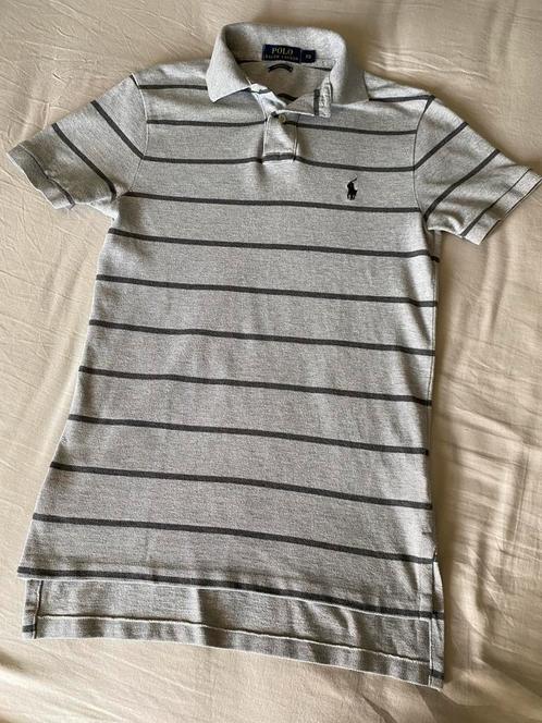 Polo Ralph Lauren Custom Slim Fit Polo Grijs Maat XS, Kleding | Heren, Polo's, Zo goed als nieuw, Maat 46 (S) of kleiner, Grijs