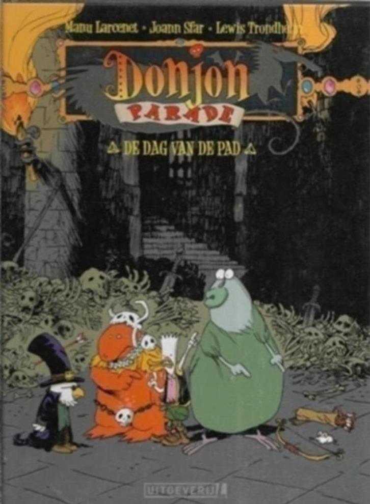 Joann Sfar & Lewis Trondheim Donjon Parade De dag van het pa, Boeken, Stripboeken, Zo goed als nieuw, Eén stripboek, Ophalen of Verzenden