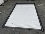 bruin/wit electrisch rolluik breed 1.80,5 x 2.74 mtr hoog, Doe-het-zelf en Verbouw, Rolluiken, Ophalen, Gebruikt, 200 cm of meer