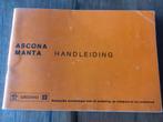Zeer fraaie handleiding OPEL MANTA en ASCONA B 1975  NL, Ophalen of Verzenden