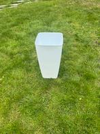 Witte middelhoge plantenbak, Tuin, Kunststof, Minder dan 60 cm, Vierkant