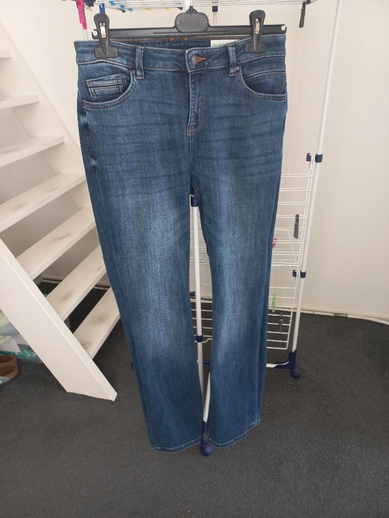 Esprit Jeans – Bootcut - W30/L30 – Used look, Blauw, Ophalen of Verzenden, Zo goed als nieuw, W30 - W32 (confectie 38/40)