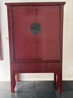 Chinese Bruidskast rood origineel van jaar 1850-70, Antiek en Kunst, Antiek | Meubels | Kasten, Ophalen