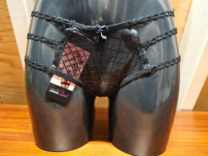 Anais Apparel MUSE strappy string XXL / 44, Kleding | Dames, Ondergoed en Lingerie, String, Zwart, Ophalen of Verzenden