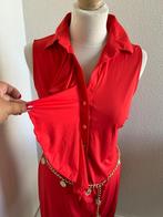 K-design maat M koraalrode elegante jurk 2441, Maat 38/40 (M), K-design, Ophalen of Verzenden, Zo goed als nieuw