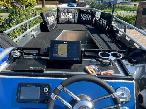 Dock werk, lounge, vis en sport boot, Watersport en Boten, Motorboten en Motorjachten, Zo goed als nieuw, Aluminium, Tot 6 meter