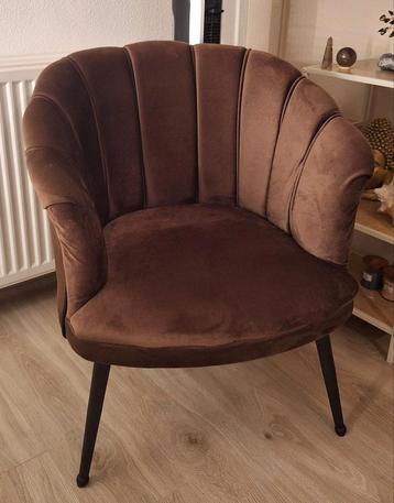 Fauteuil Bruin Velours beschikbaar voor biedingen