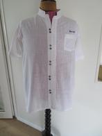 Heren overhemd wit maat XL Blanc du Nil  Z.G.A.N., Blanc du Nil, Wit, Ophalen of Verzenden, Zo goed als nieuw