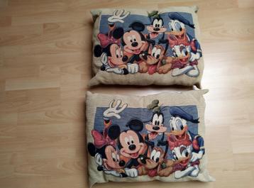 z.g.a.n. 2 mooie ( sier ) kussens van Disney beschikbaar voor biedingen
