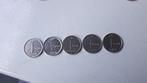 5 x munt Belgie 1 Franc (Z140-212), Postzegels en Munten, Munten | België, Ophalen of Verzenden