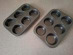 2 x 6 cupcakes/muffin vormen, Ophalen of Verzenden, Zo goed als nieuw, Cupcakes, Bakvorm