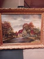 Mooie  grote schilderij met baroklijst, Ophalen