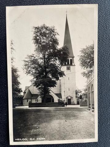 ansichtkaart / kaart van Heiloo, R.K. Kerk. beschikbaar voor biedingen