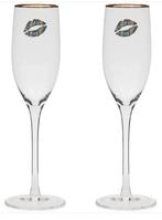 Champagne glazen riviera maison 8x, Ophalen, Glas of Glazen, Overige stijlen, Glas