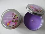 NIEUW! Wild Orchid Geurkaars In Blik (2 Beschikbaar) >Snelle, Overige materialen, Overige kleuren, Nieuw, Ophalen of Verzenden