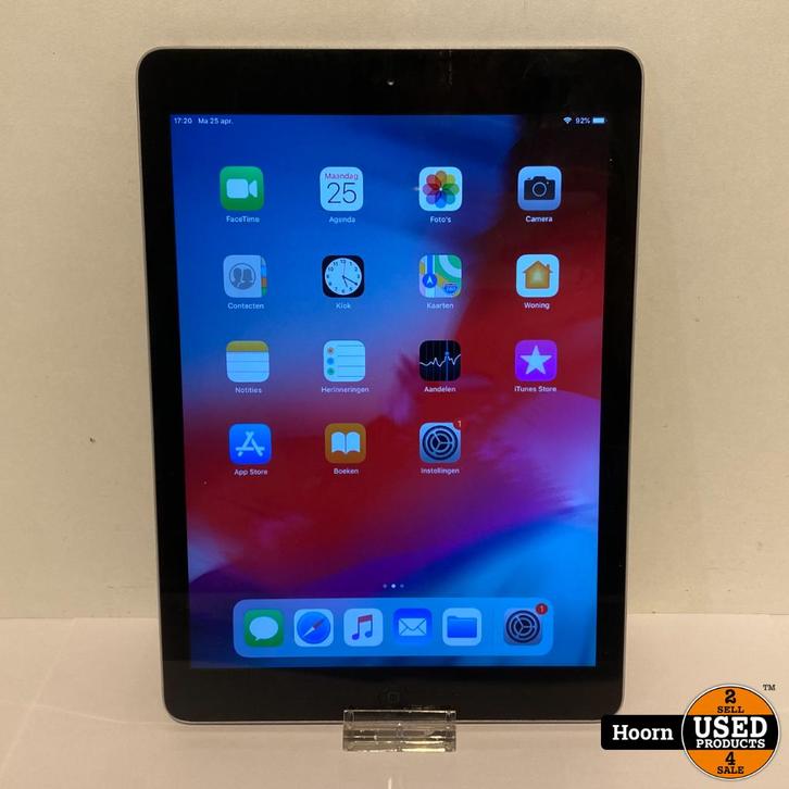 iPad Air 1 16GB Wifi Zwart Losse Tablet, Computers en Software, Apple iPads, Gebruikt, Apple iPad Air, Wi-Fi, 16 GB, Zwart, Ophalen of Verzenden