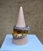 Stevige ring met dierenprint, Ophalen of Verzenden, Zo goed als nieuw, 17 tot 18, Dame