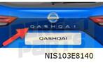 Nissan Qashqai embleem achterklep tekst ''Qashqai'' Originee, Verzenden, Nieuw, Nissan