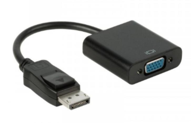 displayport naar vga adapter, Computers en Software, Pc- en Netwerkkabels, Zo goed als nieuw, Ophalen of Verzenden