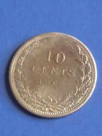 1905 dubbeltje in zilver Wilhelmina beschikbaar voor biedingen