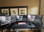 Complete GamingPC Set– 3Monitoren + Muis, Keyboard & Headset, Computers en Software, Desktop Pc's, Ophalen, Zo goed als nieuw