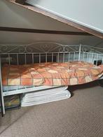 1-persoons bed, Ophalen, 90 cm, Eenpersoons, Wit