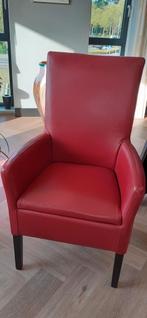 Prachtige leren stoelen 2 stuks 125 euro, Huis en Inrichting, Fauteuils, Ophalen, Zo goed als nieuw