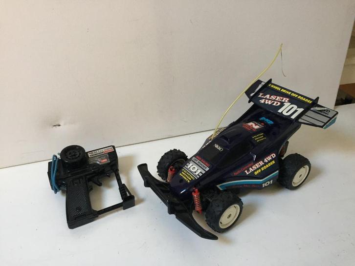 Nikko Laser $WD Vintage Buggy radiografische rc auto 1985, Hobby en Vrije tijd, Modelbouw | Radiografisch | Auto's, Gebruikt, Auto offroad