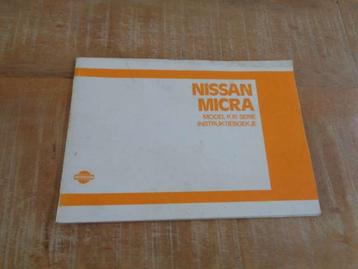 Nissan Micra K10 - Handleiding - Instructieboek - Nederlands beschikbaar voor biedingen