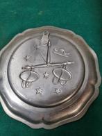 wandbord tin met weegschaal, Ophalen of Verzenden