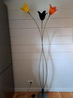 Stijlvolle vloerlamp met tulpen design, Huis en Inrichting, Lampen | Vloerlampen, Ophalen, Zo goed als nieuw, Glas, Modern
