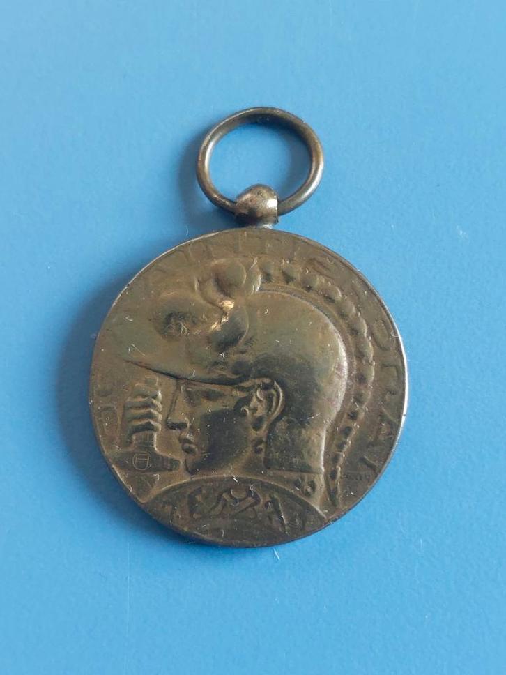 Penning 1917 leger lichaamsoefening Chris van der hoef, Verzamelen, Militaria | Algemeen, Landmacht, Lintje, Medaille of Wings