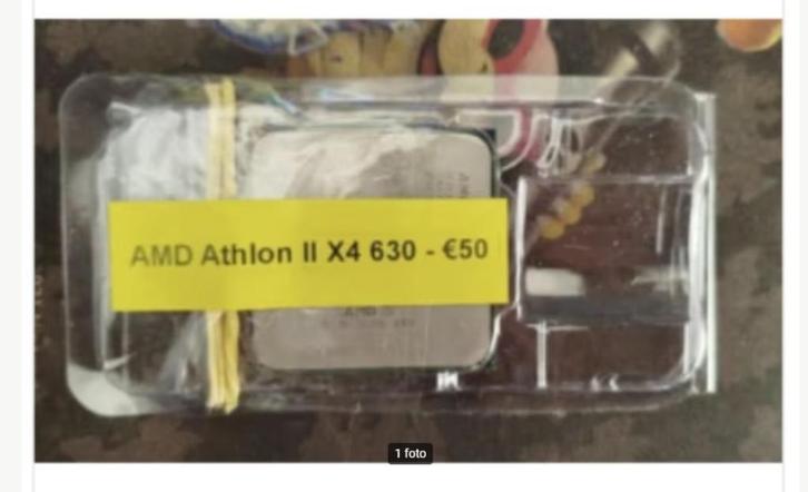 Tray, AMD Athlon II X4 630, Quad-Core, 2.8Ghz, (Socket AM3), Computers en Software, Processors, Zo goed als nieuw, 4-core, 2 tot 3 Ghz